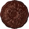 Ekena Millwork Cornelia Ceiling Medallion (Fits Canopies up to 4"), Hnd-Painted Antique Copper, 22 1/2"OD x 1 1/2"P CM22CNACS - alternate 1